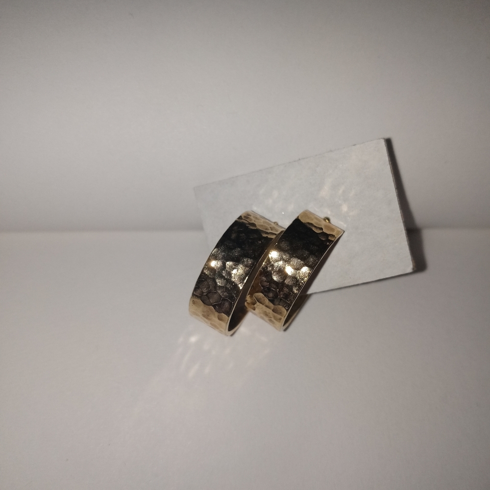 Vintage hoop stud earrings